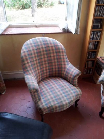 Réfection fauteuil Vaucluse - Confection de coussins PACA