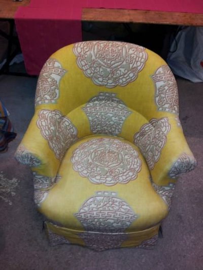 Réfection fauteuil Vaucluse - Confection de coussins PACA
